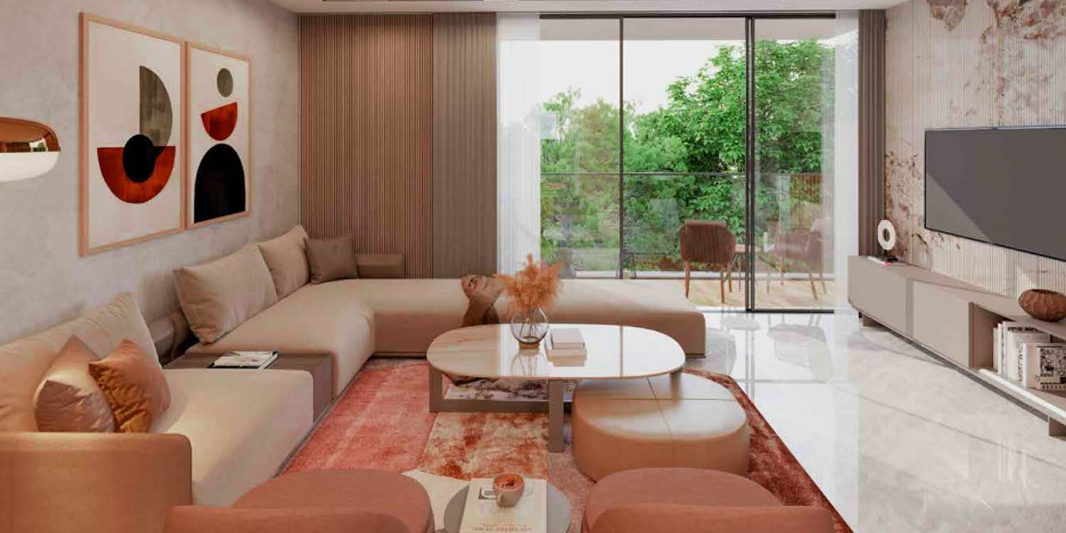 Arvind Forest Trails Villa With Living Room Interior