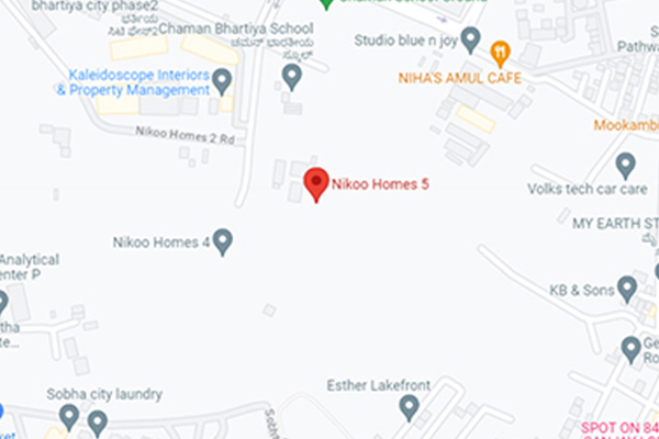 Bhartiya City Nikoo Homes 5 Location Map
