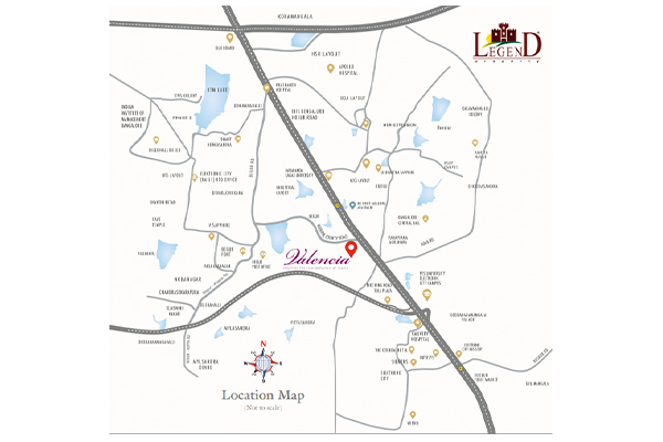 Legend Valencia Location Map