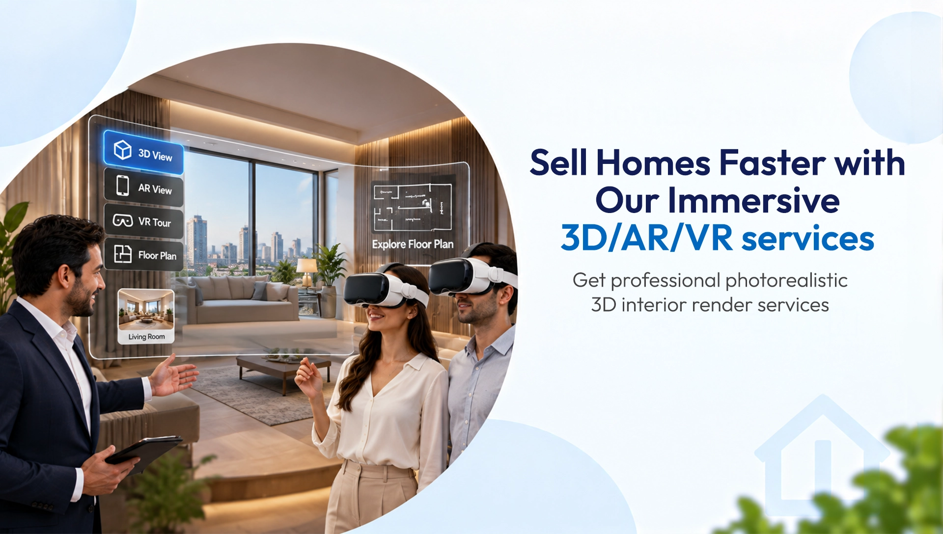 3D / AR / VR Services Banner