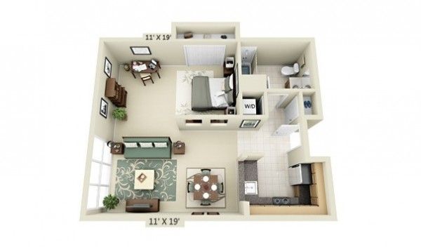 godrej ananda Phase 3 1 bhk floor plan