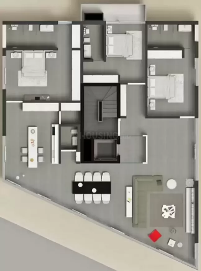 assetz stratos 3 bhk floor plan