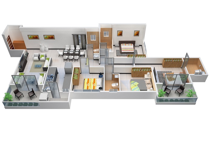 assetz lumos 4 bhk floor plan