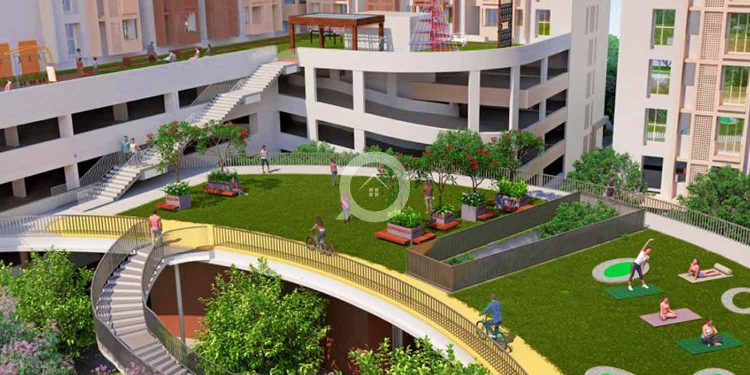 TVS Emerald Jardin Apartments Greenery