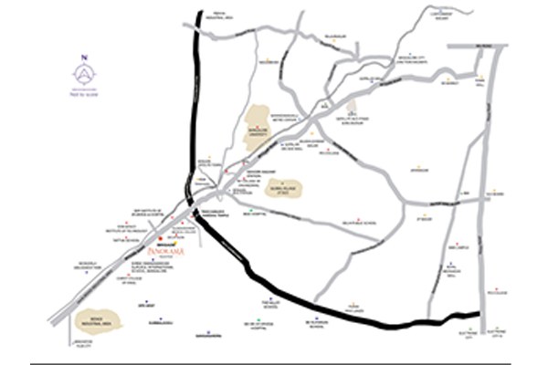 Brigade Panorama Location Map