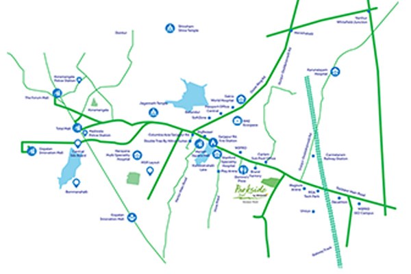 Parkside East By Brigade Location Map