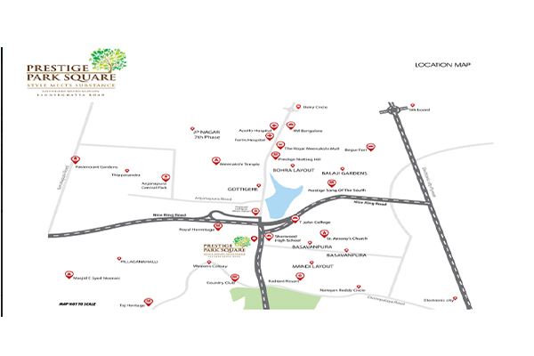 Prestige Park Square Location Map