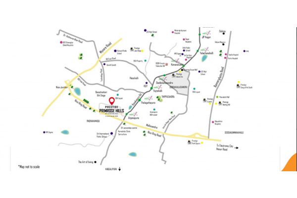 Prestige Primrose Hills Location Map