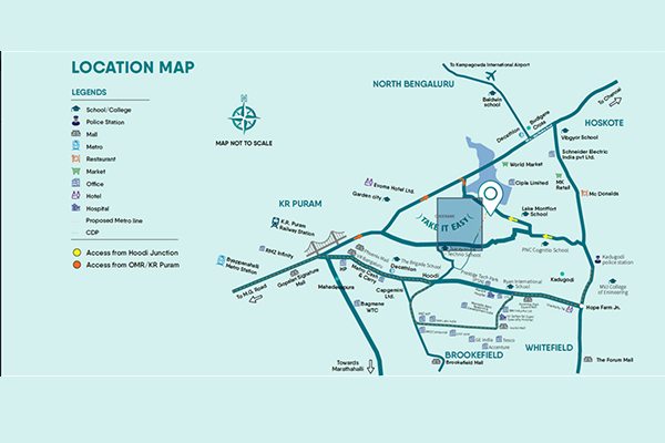 Shriram Blue Location Map