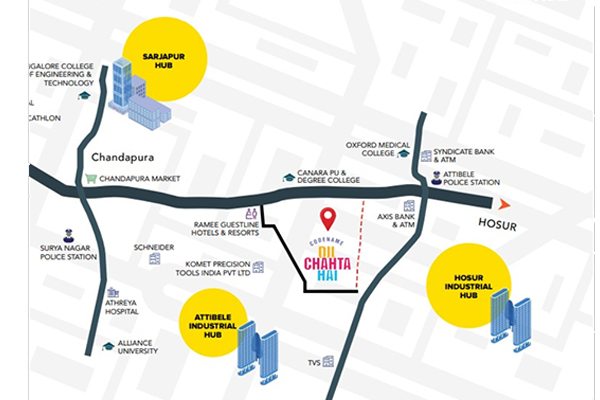 Shriram Dil Chahta Hai Location Map