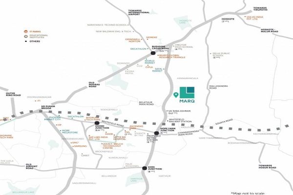 Assetz Marq Phase 1 Location Map