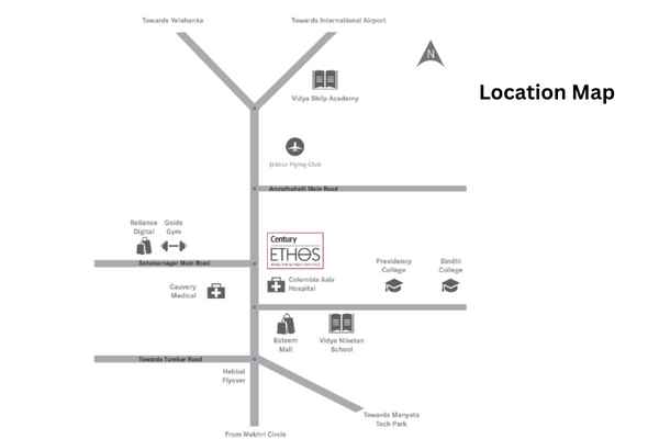 Century Ethos Location Map