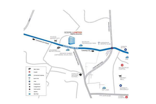 Godrej United Location Map