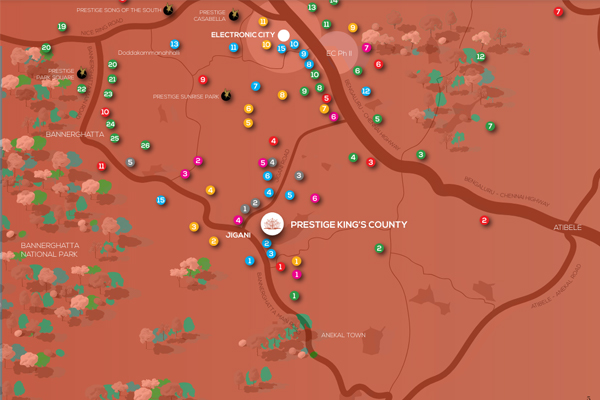 Prestige Kings County Location Map