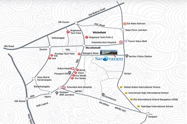 Neeladri Sarovaram location map