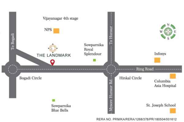 Sowparnika The Landmark Location Map