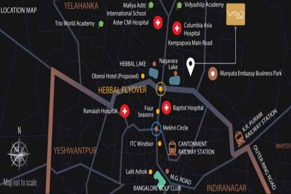 Vario Homes Karle Town Centre Location Map