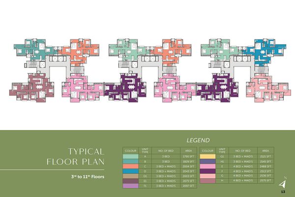 Prestige Elm Typical Plan