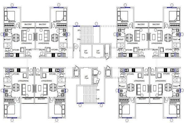 Godrej Park Retreat Typical Plan