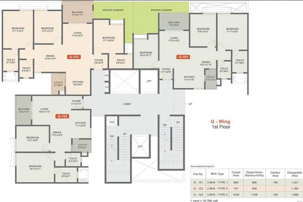 Rohan Upavan Typical plan