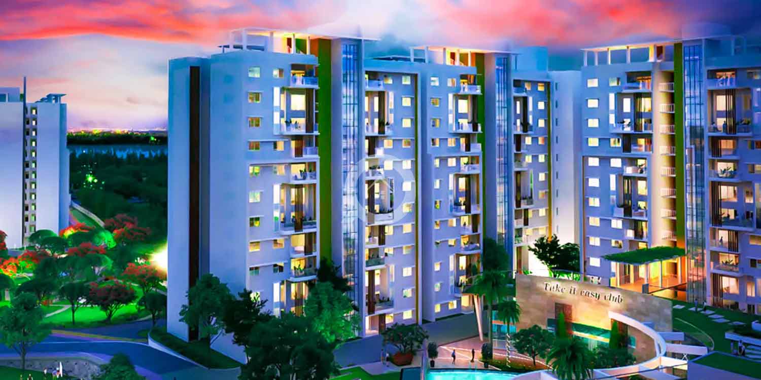 Shriram Blue Apartments Building In Kanakpura