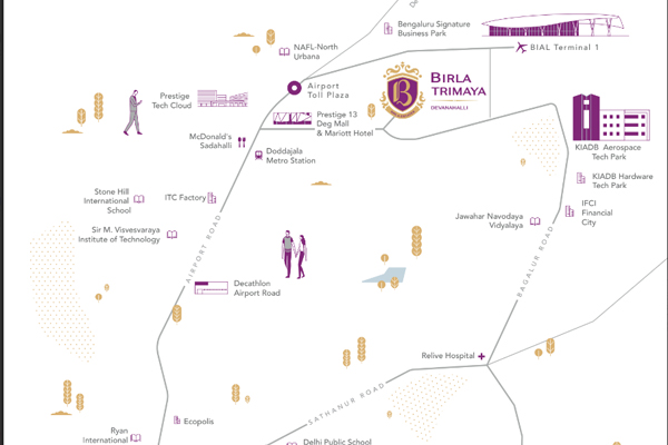 Birla Trimaya Location Map